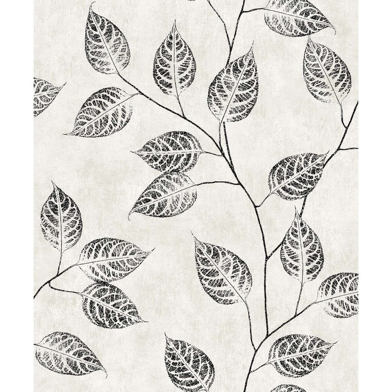 Seabrook Designs Branch Trail Silhouette Nonwoven Unpasted Wallpaper