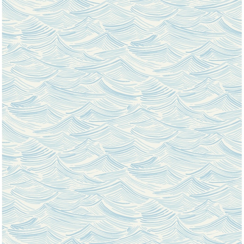Seabrook Designs Day Dreamers Calm Seas Unpasted Wallpaper