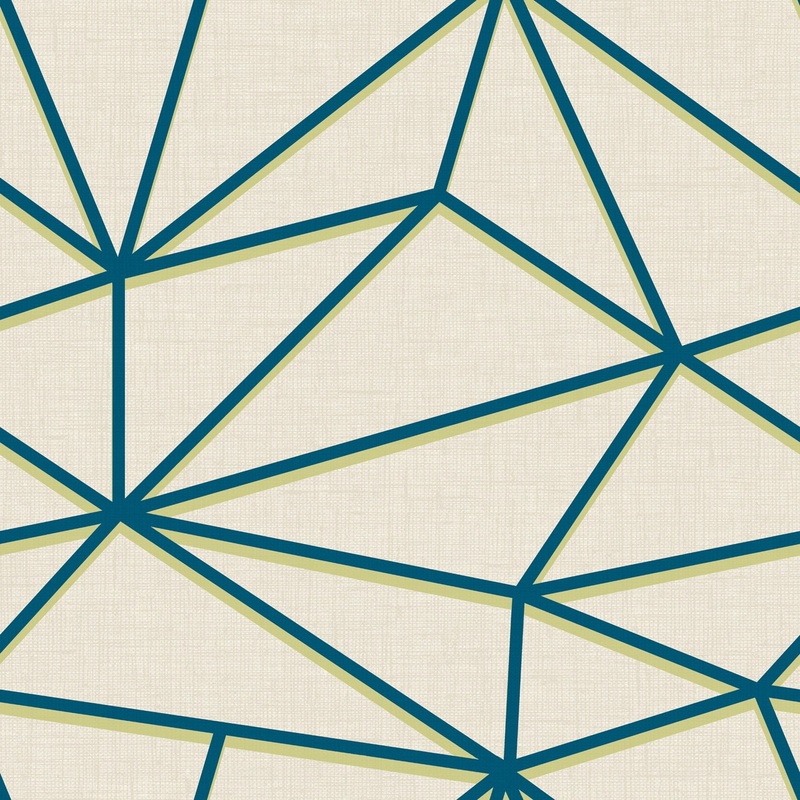 Seabrook Designs Denholm Geometric Linework Unpasted Wallpaper