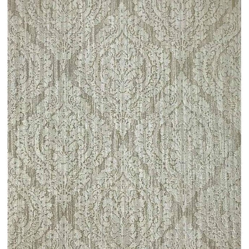 Wallpaper ivory beige rustic textured victorian vintage diamond damask - 21 inc x 33 ft