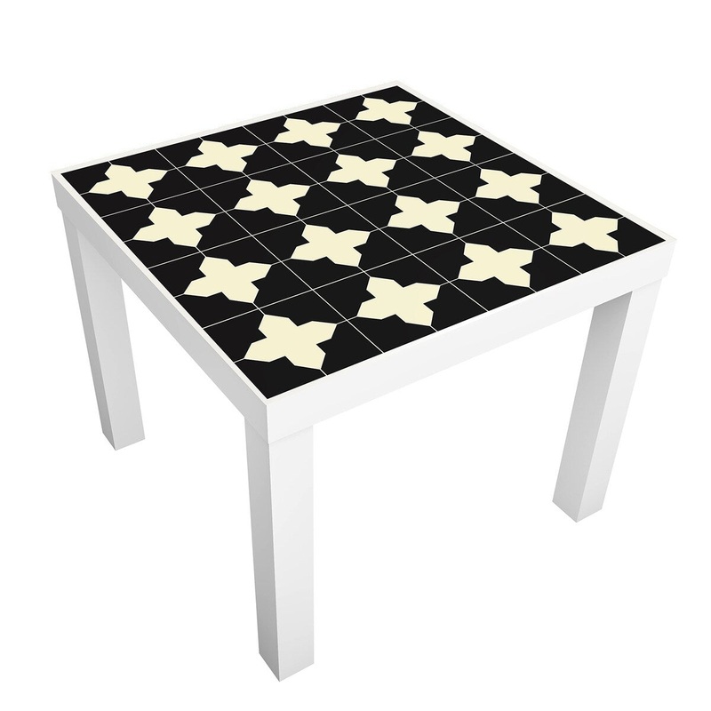 Walplus Furniture Wrap for LACK Table Self-adhesive Crosses Sticker