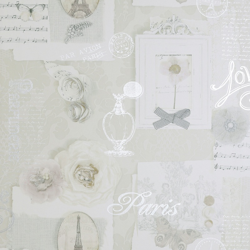 Arthouse Felicity Collage Unpasted Wallpaper