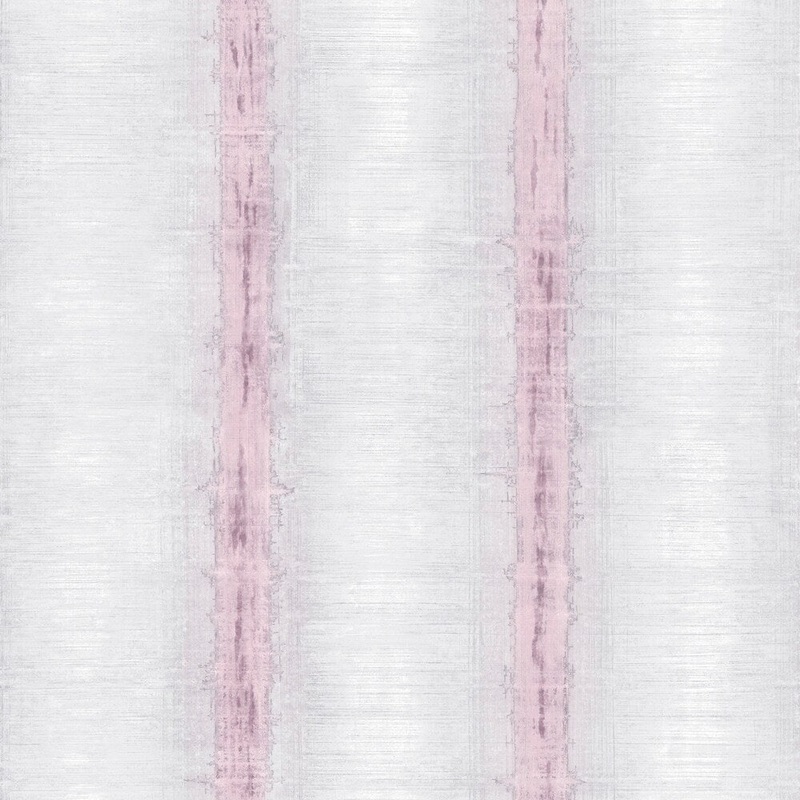Symphony Wallpaper in Pink, Purple & Greys