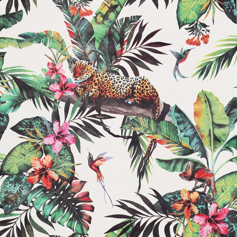 Animal Jungle Multi Wallpaper - 20.8 in. W x 33ft L - Double Roll