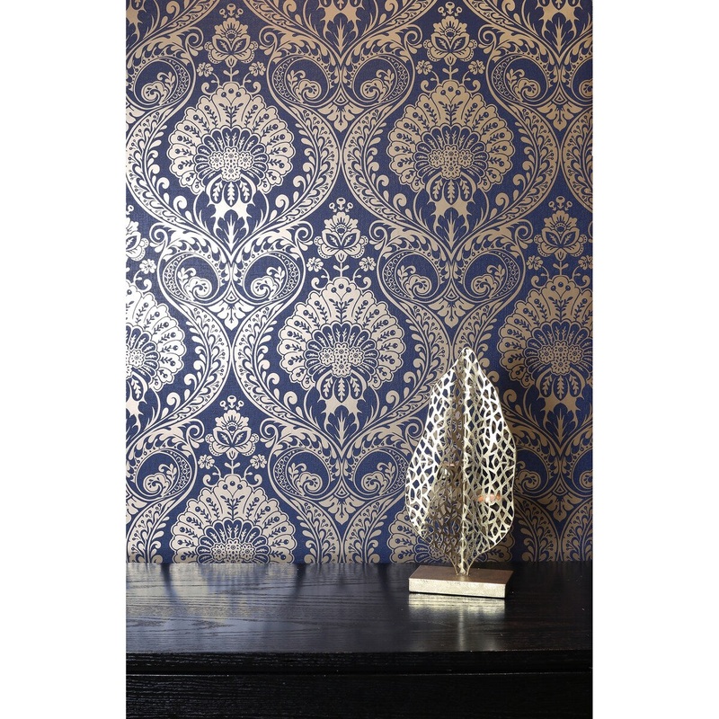 Arthouse Berenice Rose Gold Luxe Wallpaper