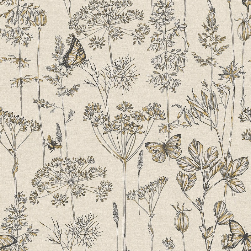 Arthouse Meadow Floral Unpasted Non-Woven Wallpaper