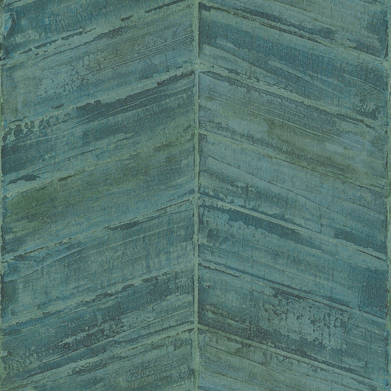 Galerie Wallcoverings Ambiance Abstract Chevron Design Vinyl on Non-woven Matte Wallpaper Roll
