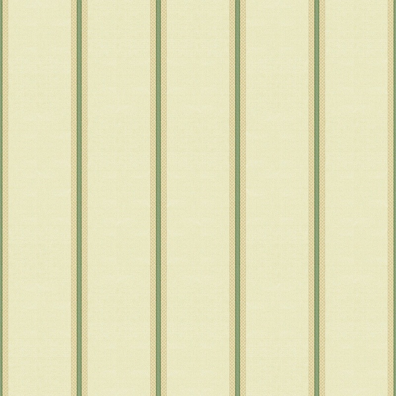 Galerie Wallcoverings Cottage Chic Silky Stripe Vinyl on Non-woven Metallic Wallpaper Roll