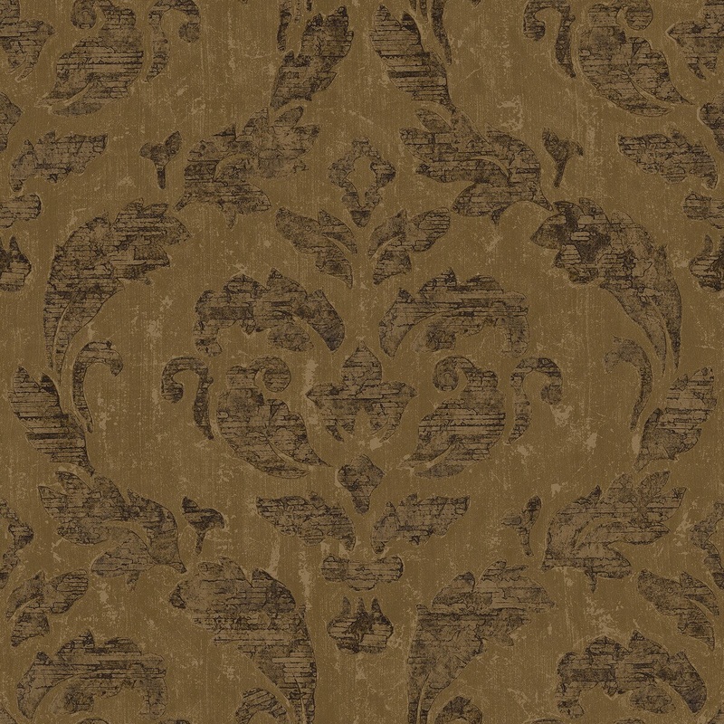 Galerie Wallcoverings Ambiance Large Damask Vinyl on Non-woven Matte Wallpaper Roll