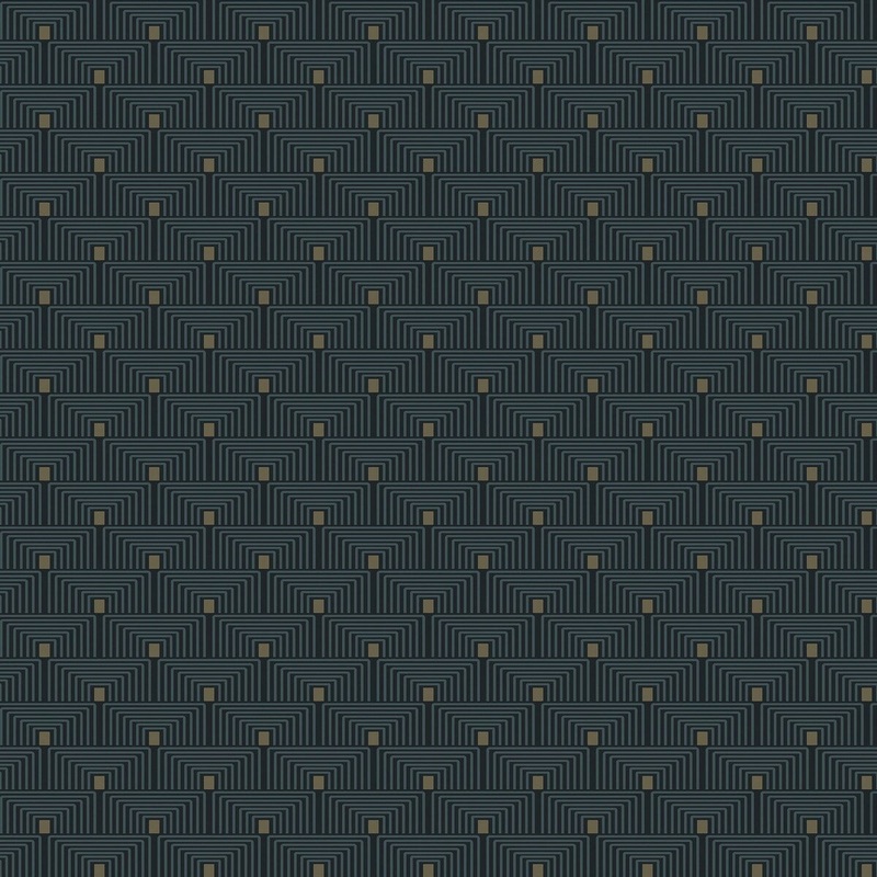 Galerie Wallcoverings Boutique Geometric Key Non-woven Metallic Wallpaper Roll
