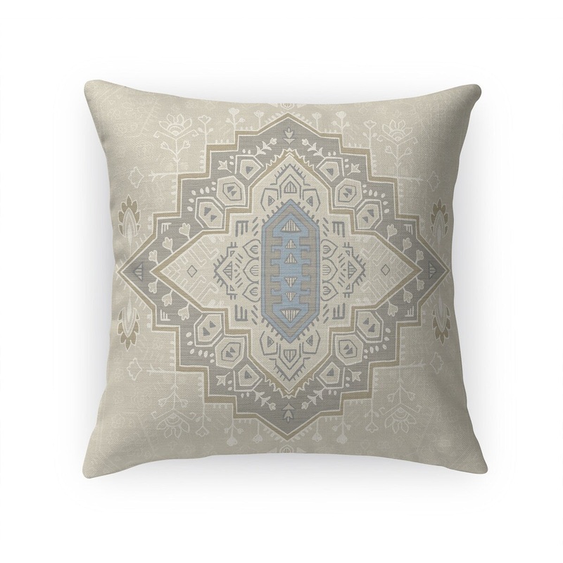 AVONDALE BEIGE Linen Throw Pillow By Kavka Designs