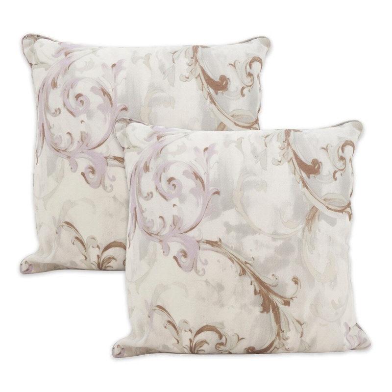 Baroque Strokes Throw Pillow Cover (Set of 2)