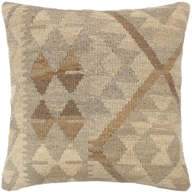 Southwestern Turkish Eddy Hand Woven Kilim Pillow