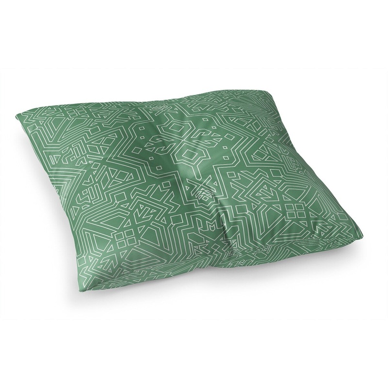 SULTANATE GREEN Floor Pillow By Kavka Designs