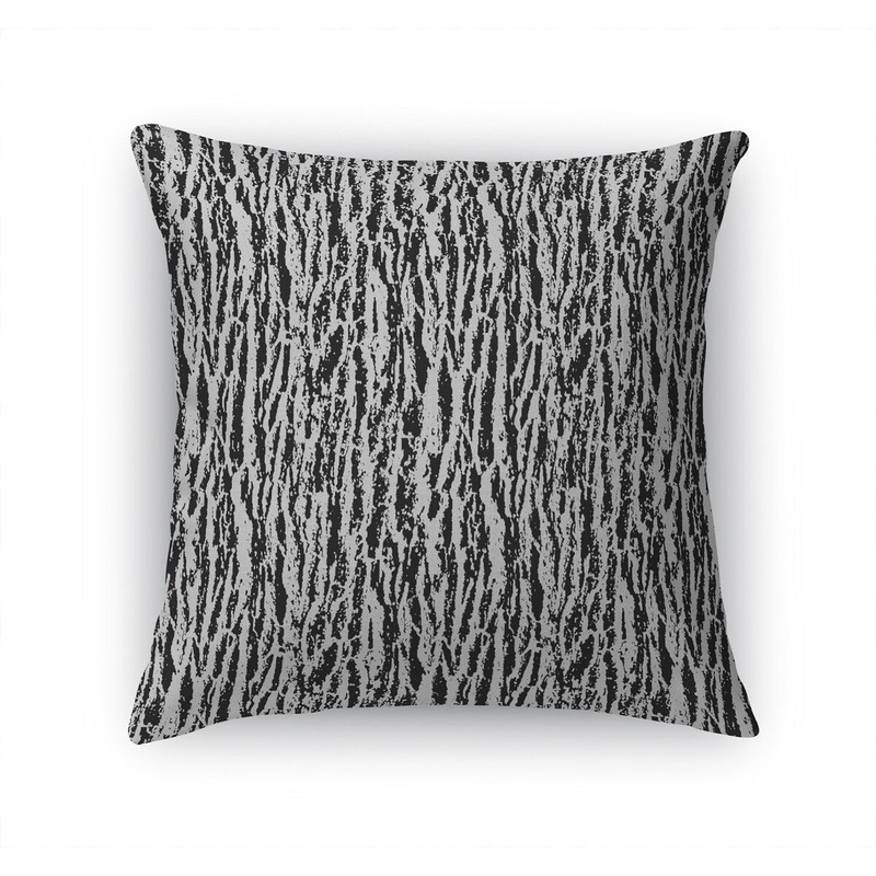 BARK CHARCOAL Accent Pillow by Kavka Designs