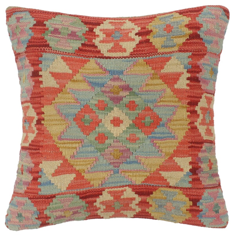 Southwestern Turkish Blake Hand Woven Kilim Pillow