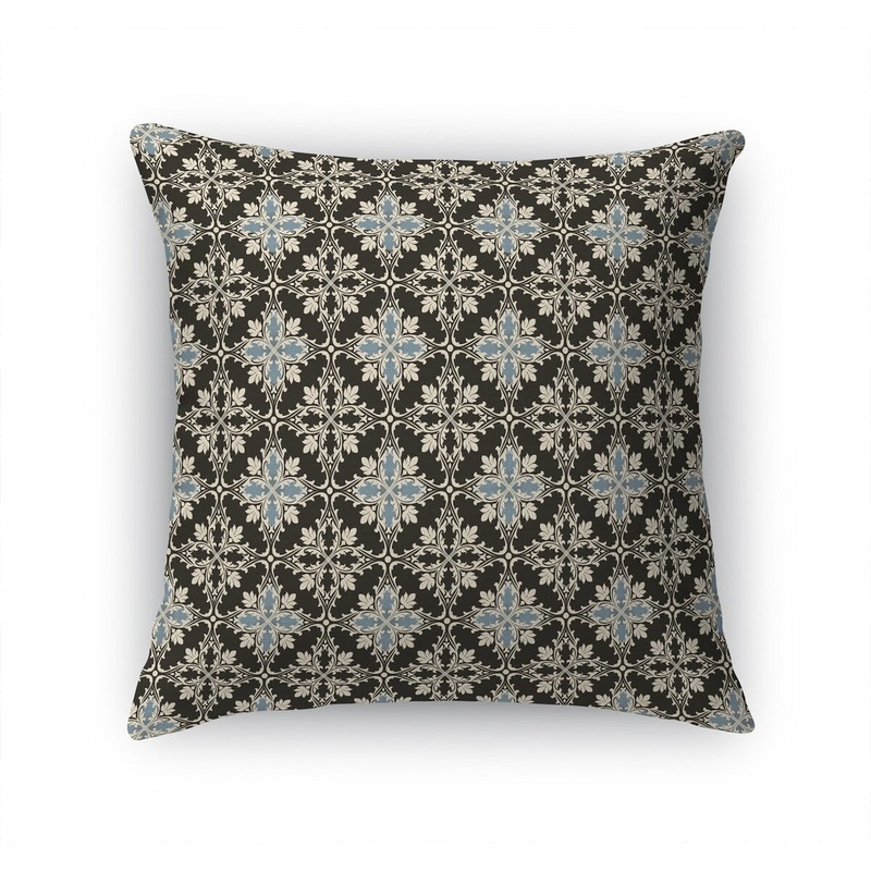 TUDOR CHARCOAL Accent Pillow by Kavka Designs