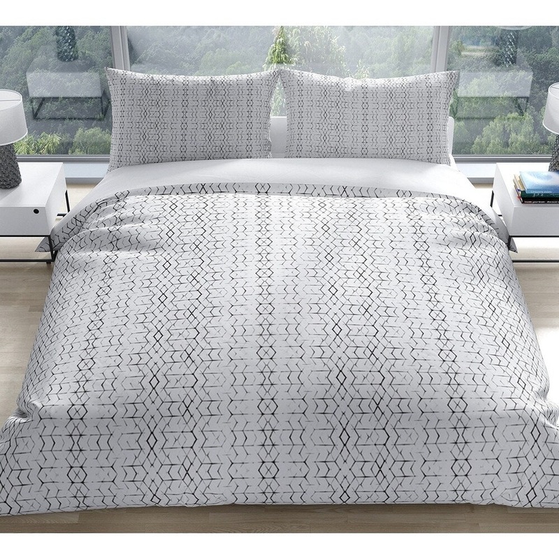 SHIBORI DIAMONDS B+W Pillow Case By Kavka Designs