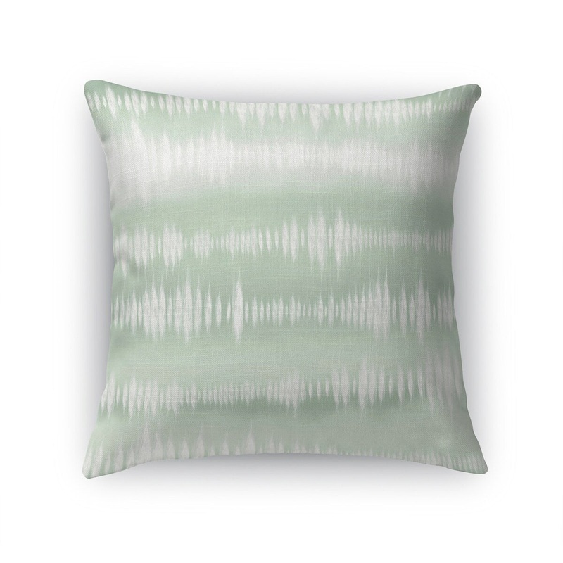 STRIPED TIE DYE GREEN Accent Pillow by Kavka Designs