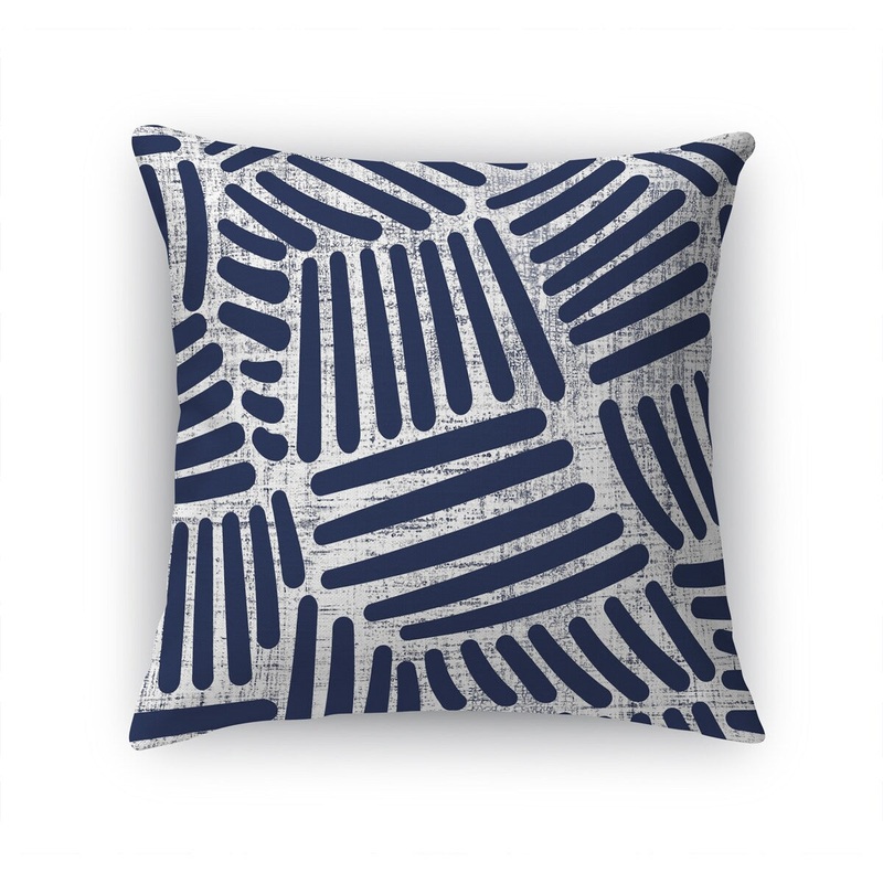 SWEEP BLUE Accent Pillow by Becky Bailey