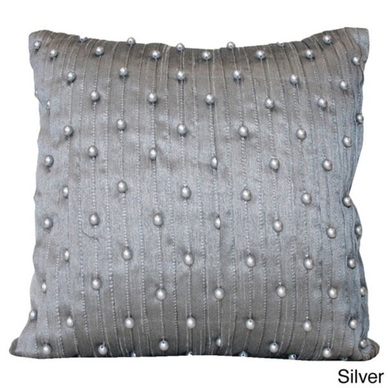 Alicia All Over Pearl 12-inch Throw Pillow