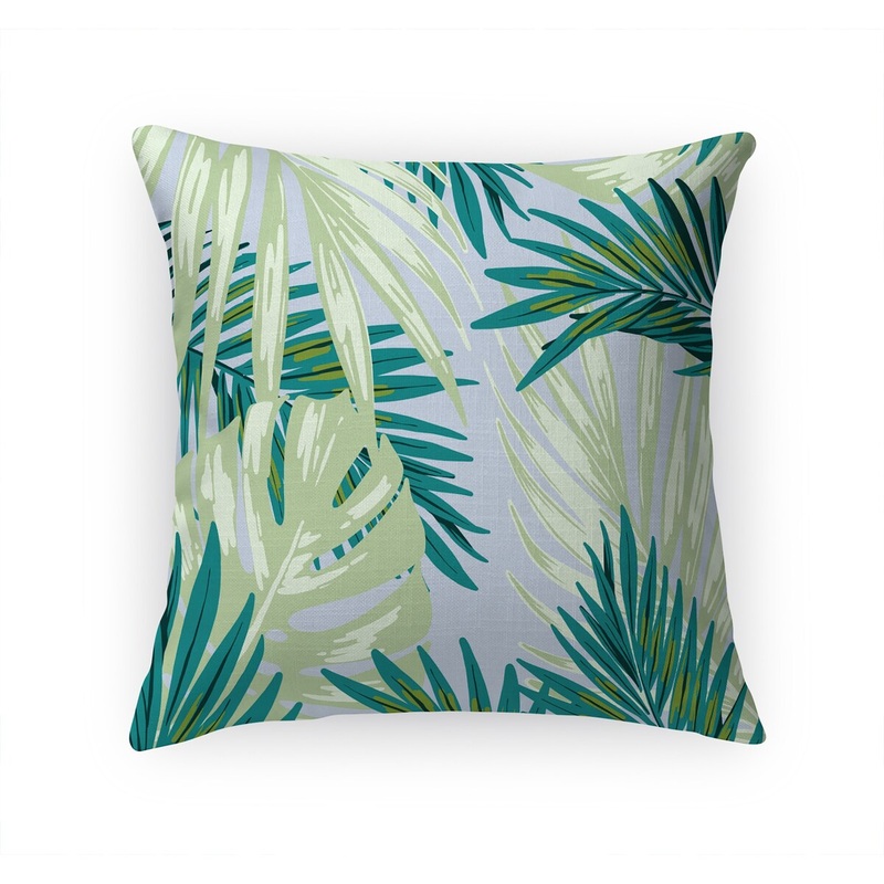 TROPIC BREEZE SKY Linen Throw Pillow By Kavka Designs