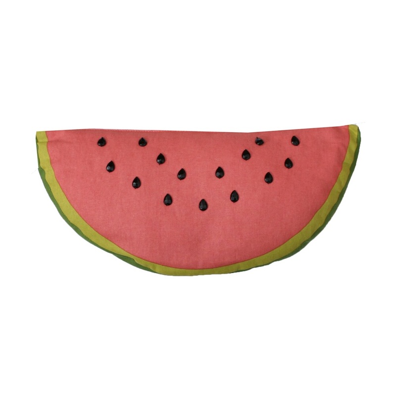 Watermelon Shaped Decorative Throw Pillow