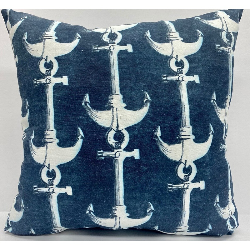 Anchor decorative square pillow