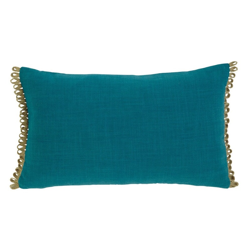 Signature Design by Ashley Solid Turquoise Throw Pillow
