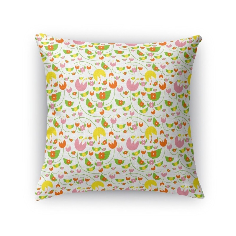 TROPICAL BEACH FLORA Accent Pillow By Kavka Designs