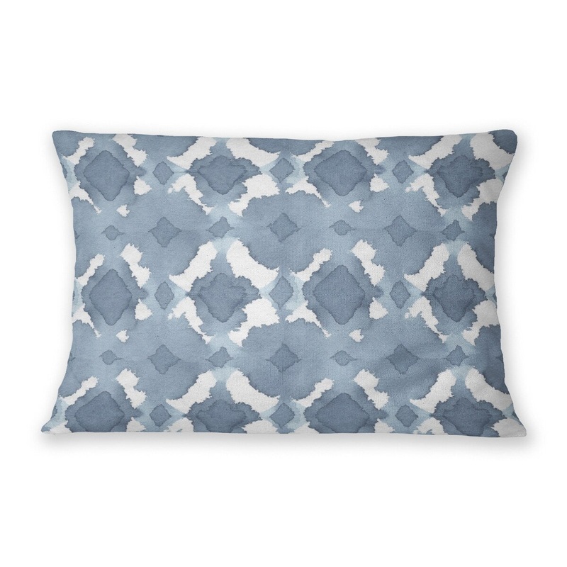 AQUARELLE ABSTRACT PRISM Lumbar Pillow By Nancy Green