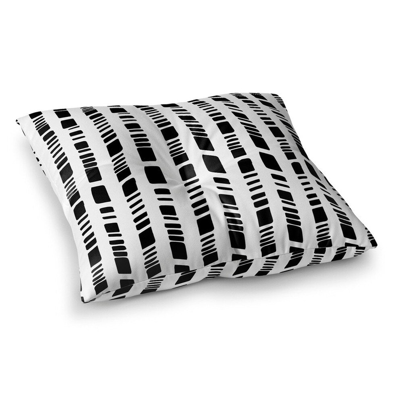 Baby Tribal White Floor Pillow