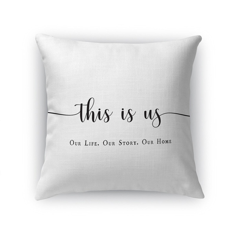 THIS IS US Accent Pillow by Terri Ellis