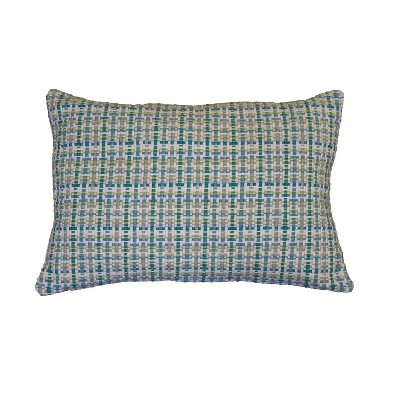 AM Home Blue Morning Glory Boho Pillow, Poly Fill Insert, 16" x 24"