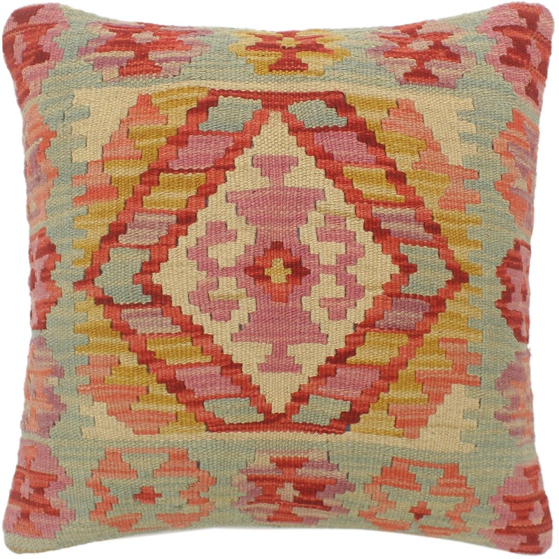 Southwestern Turkish Chung Hand Woven Kilim Pillow
