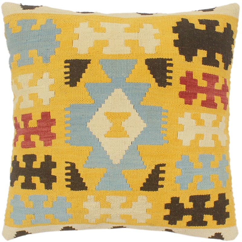 Tribal Turkish Millard Hand Woven Kilim Pillow