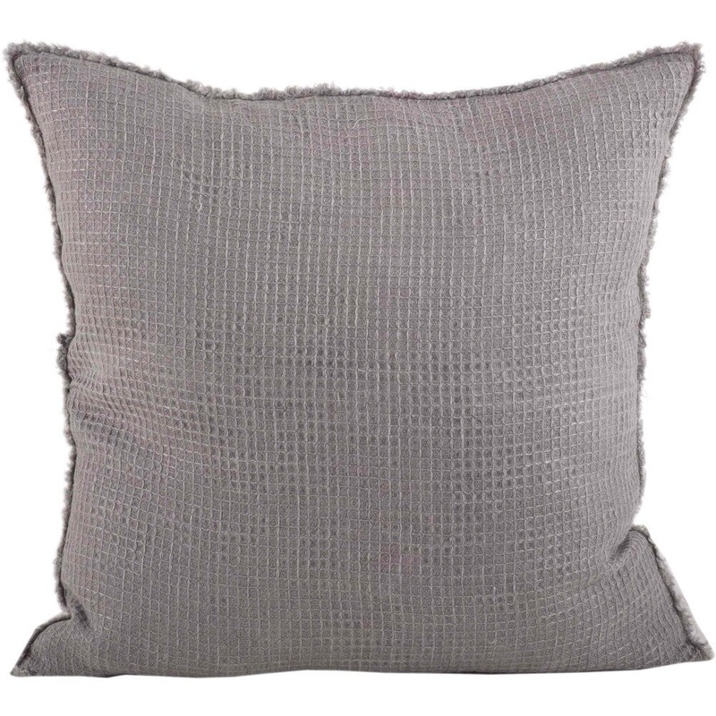 Waffle Weave Design Throw Pillow