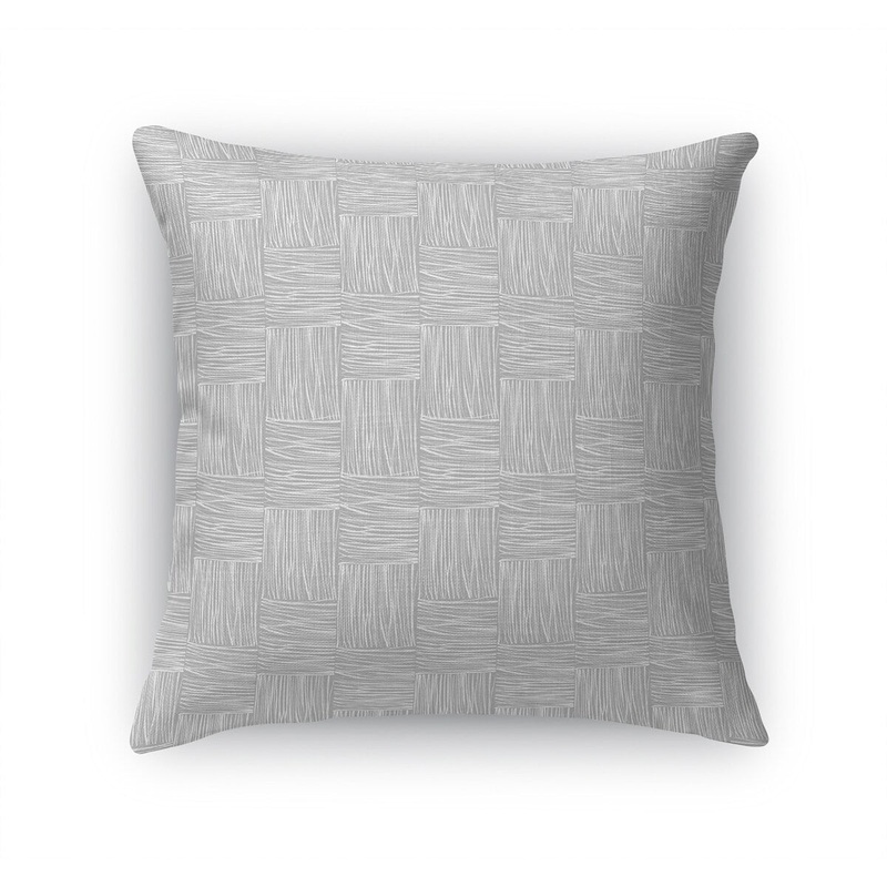 WOVEN GREY Accent Pillow by Kavka Designs
