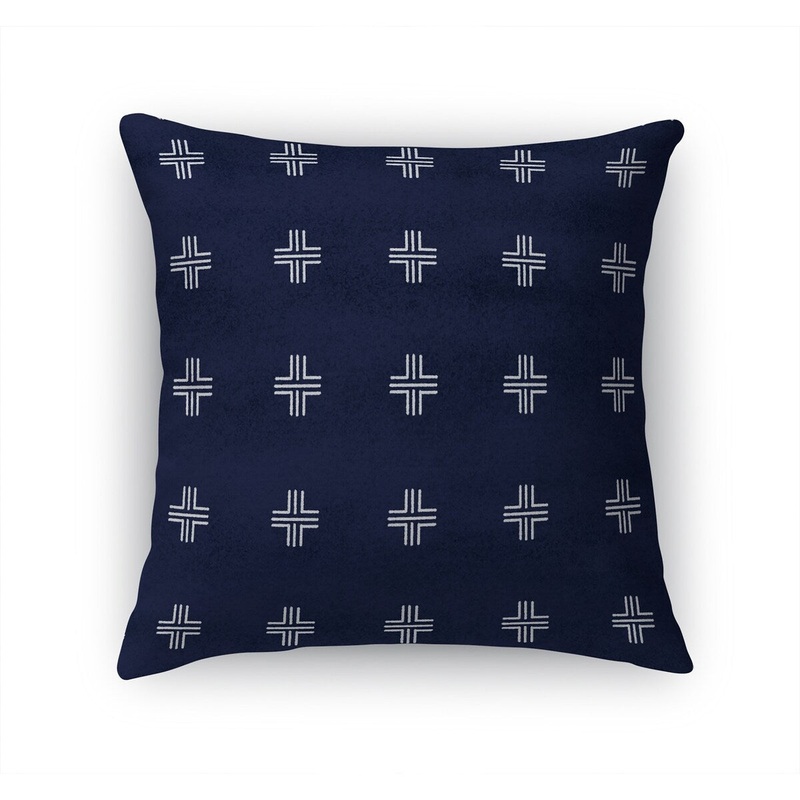 ADA NAVY Accent Pillow by Kavka Designs