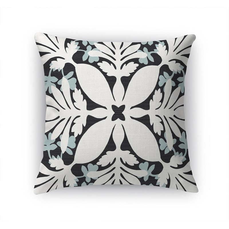 ALOHA CHARCOAL Accent Pillow by Kavka Designs