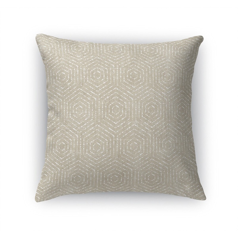 AVERSA TAN Accent Pillow by Terri Ellis