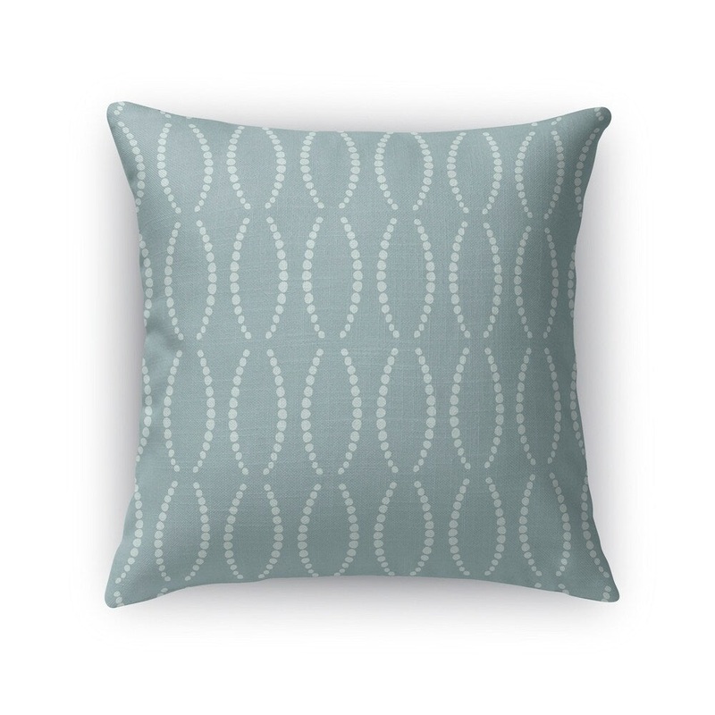 BEADS BLUE Accent Pillow By Kavka Designs