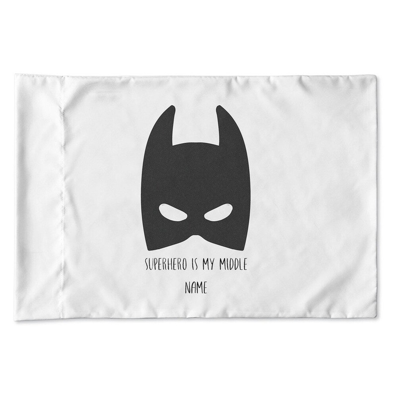SUPERHERO IS MY MIDDLE NAME Pillow Case By Kavka Designs - 30X20