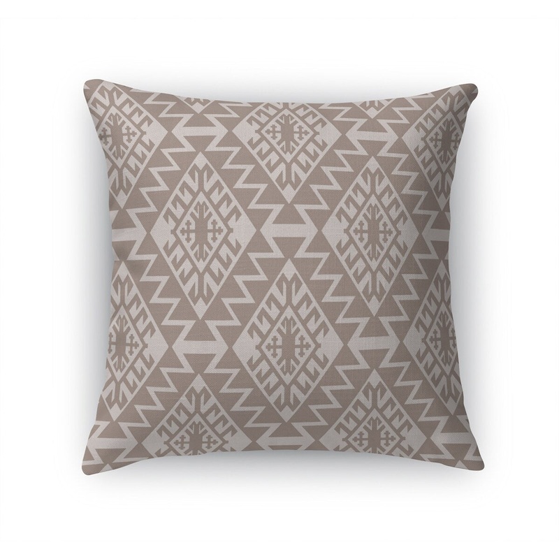 TAMARA TAUPE Accent Pillow by Marina Gutierrez