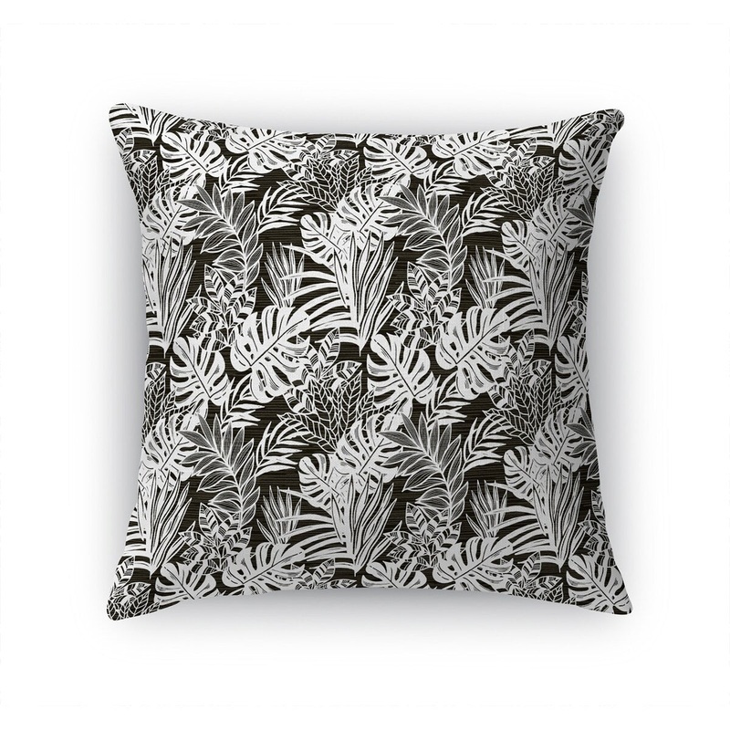 TROPIC BLACK Accent Pillow by Kavka Designs
