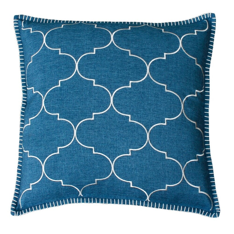 18x18 FF Ava Whipstitch Embroidered Pillow