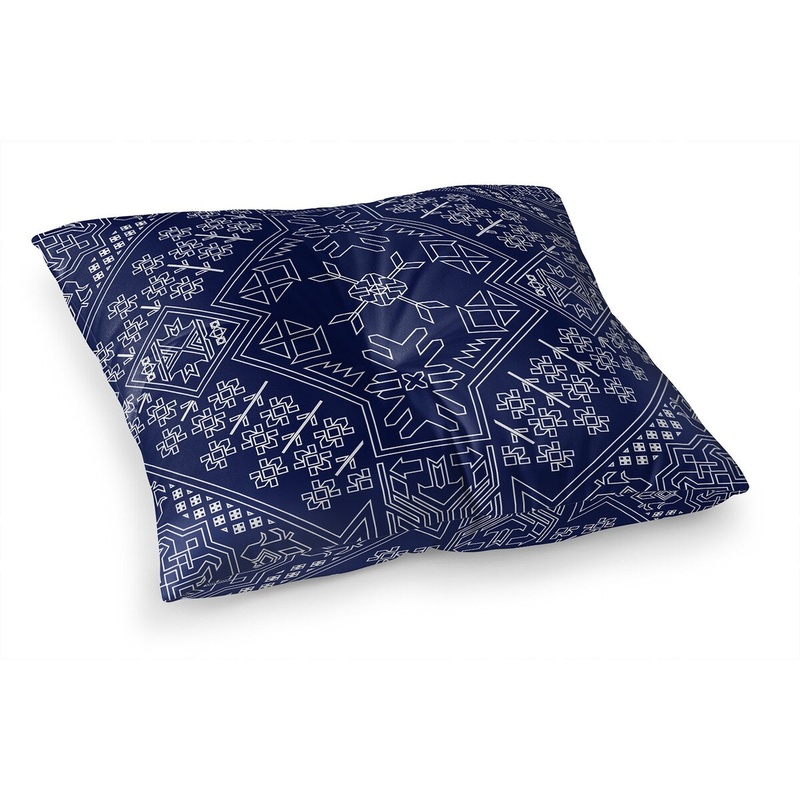 BAYBAR NAVY Floor Pillow By Kavka Designs