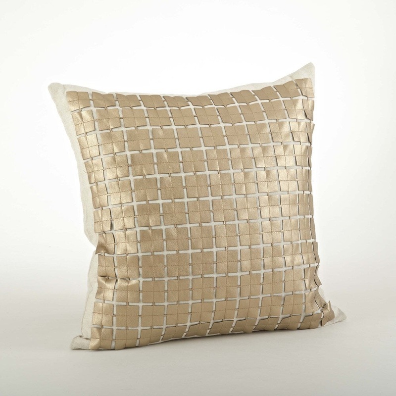 Square Design Cutwork Pillow - 18inch