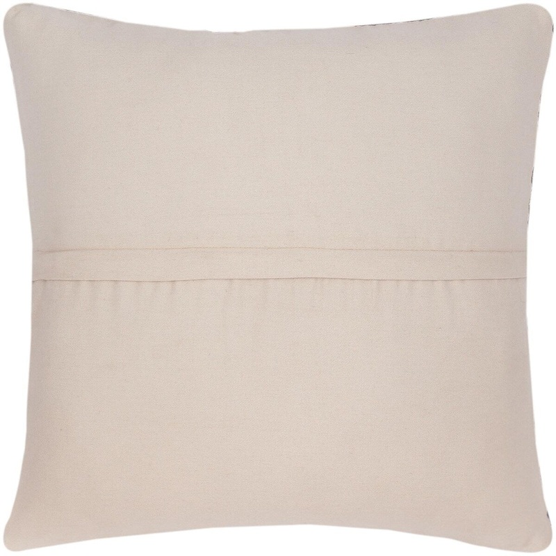 Tribal Stefan Hand-Woven Turkish Kilim Throw Pillow 18 in. x 18 in.