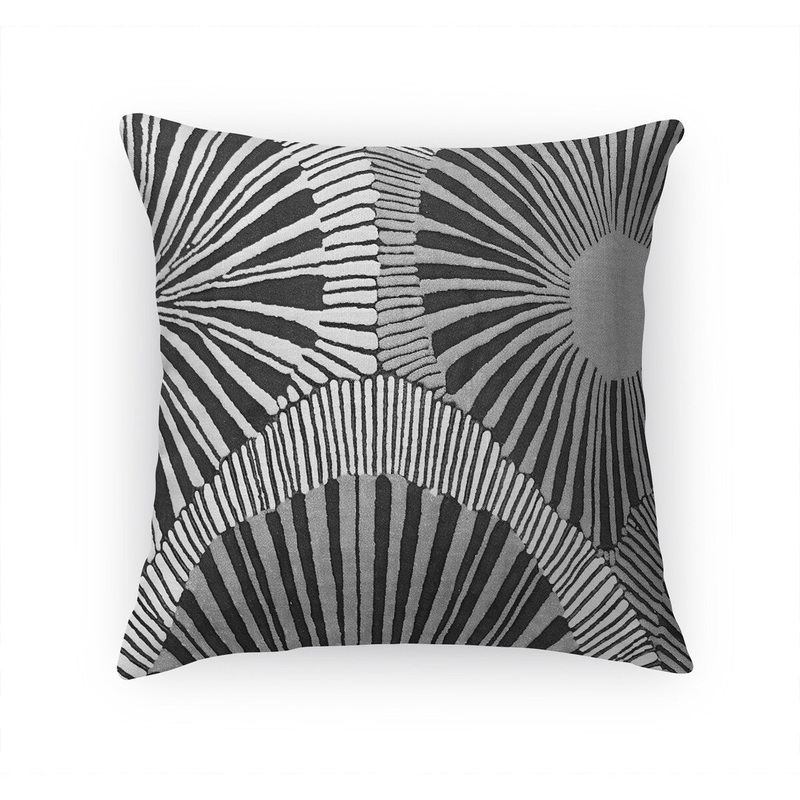 ZEIGER GREY Linen Throw Pillow By Marina Gutierrez